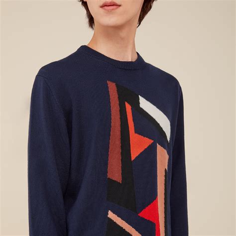 fendi blue sweater|fendi jumper women's.